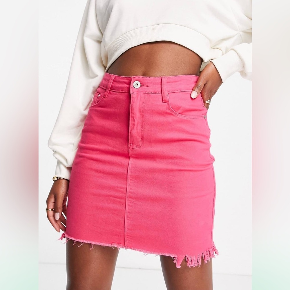 Denim skirt mini